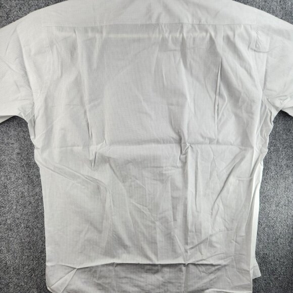 Gitman Bros 16.5 34 USA Made Button Up Shirt Blue White Check Cotton Louisville - Picture 15 of 16